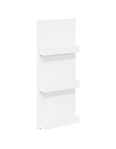 Scaffale per riviste Bianco 51 x 11 x 102 cm Legno multistrato 2