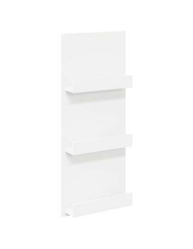 Scaffale per riviste Bianco 51 x 11 x 102 cm Legno multistrato