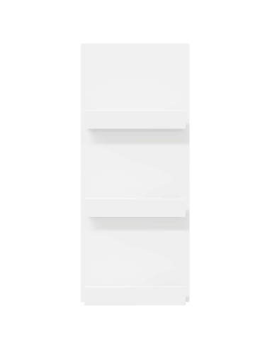 Scaffale per riviste Bianco 51 x 11 x 102 cm Legno multistrato