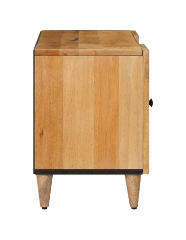 Mobile TV Naturale 105 x 33,5 x 46 cm Legno di mango massello