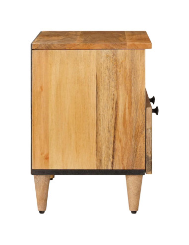 Mobile TV Naturale 70 x 33 x 46 cm Legno di mango massello