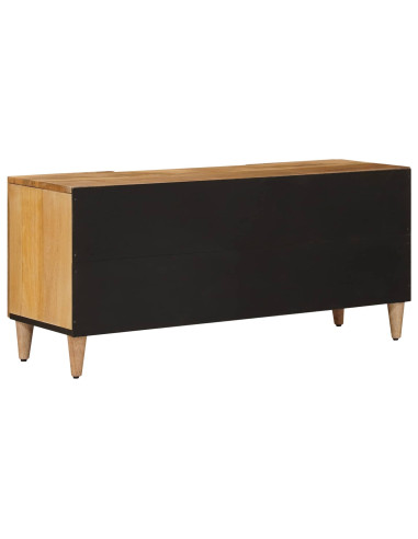 Mobile TV Naturale 105 x 33,5 x 46 cm Legno di mango massello