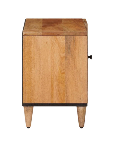 Mobile TV Naturale 80 x 31,5 x 46 cm Legno di mango massello