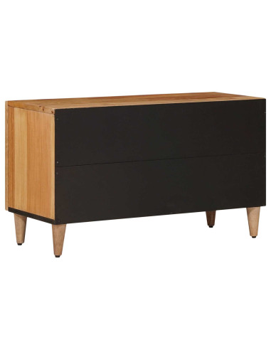 Mobile TV Naturale 80 x 31,5 x 46 cm Legno di mango massello