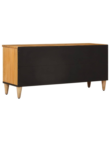 Mobile TV Naturale 100 x 33,5 x 46 cm Legno di mango massello