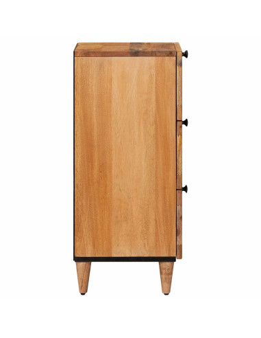 Credenza Naturale 40 x 33,5 x 75 cm Legno di mango massello