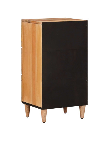 Credenza Naturale 40 x 33,5 x 75 cm Legno di mango massello