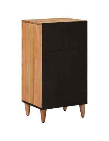 Credenza Naturale 40 x 33,5 x 75 cm Legno di mango massello