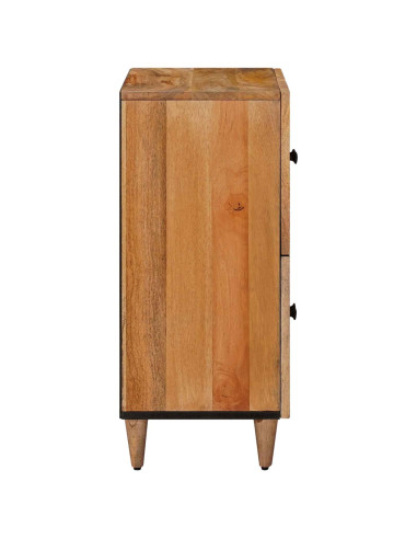 Credenza Naturale 60 x 33,5 x 75 cm Legno di mango massello