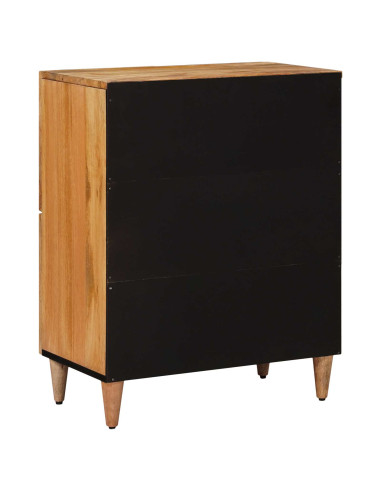 Credenza Naturale 60 x 33,5 x 75 cm Legno di mango massello