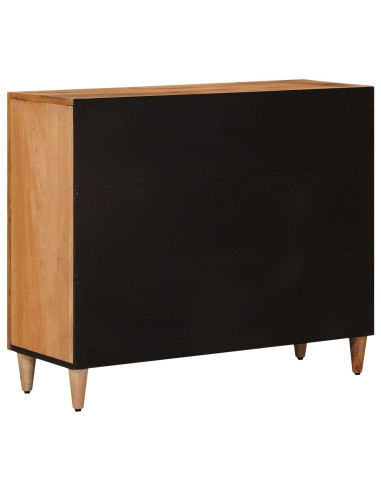 Credenza Naturale 90 x 33,5 x 75 cm Legno di mango massello