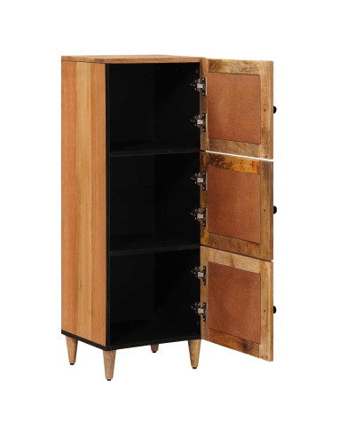 Credenza Naturale 40 x 33 x 110 cm Legno di mango massello