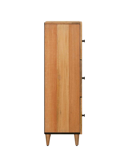 Credenza Naturale 40 x 33 x 110 cm Legno di mango massello