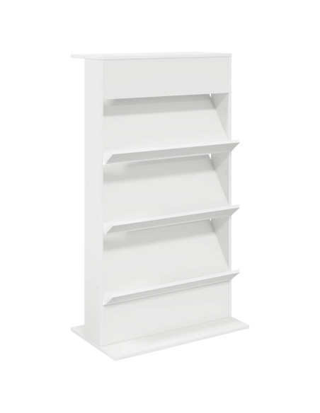 Scaffale per riviste Bianco 70 x 41 x 126 cm Legno multistrato