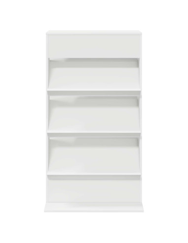 Scaffale per riviste Bianco 70 x 41 x 126 cm Legno multistrato