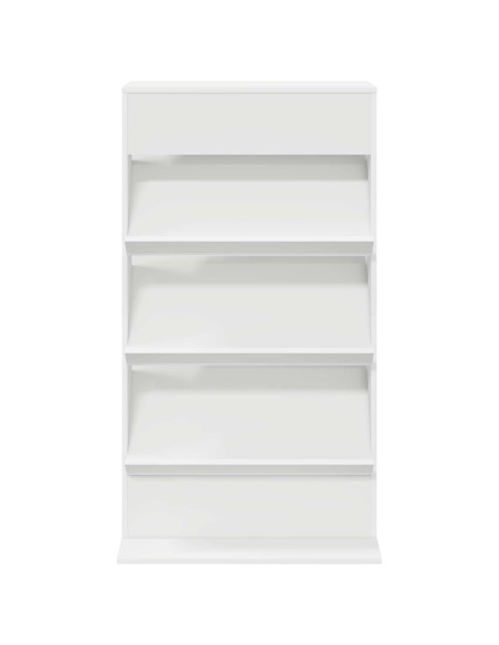 Scaffale per riviste Bianco 70 x 41 x 126 cm Legno multistrato