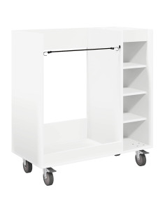 Armadio per Golf con ruota Tinta unita Bianco 90 x 45 x 98 cm 2