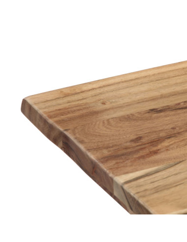 Tavolo da Pranzo 120x58x76 cm in Legno Massello di Acacia