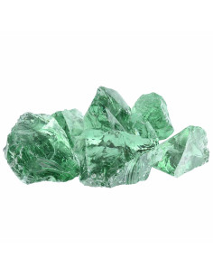 Sassi da Giardino Verde chiaro 12 cm Vetro 2