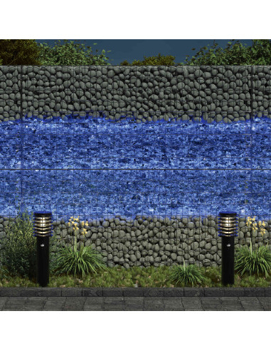 Sassi da Giardino Blu 12 cm Vetro