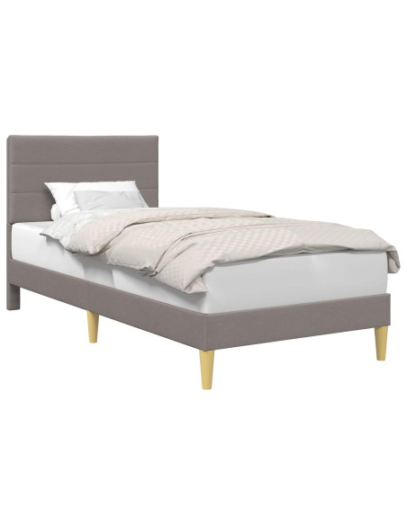 Struttura del letto con testiera Talpa 90 x 190 cm Tessuto