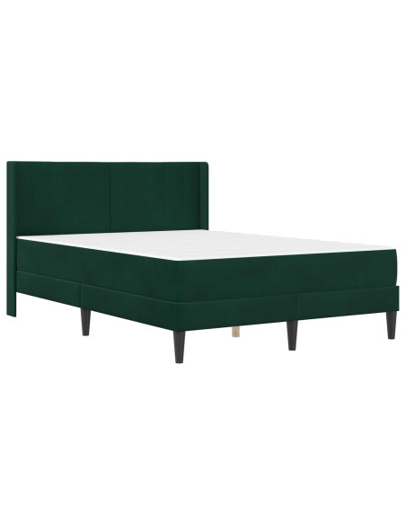 Struttura del letto Verde Scuro 120 x 190 cm Velluto