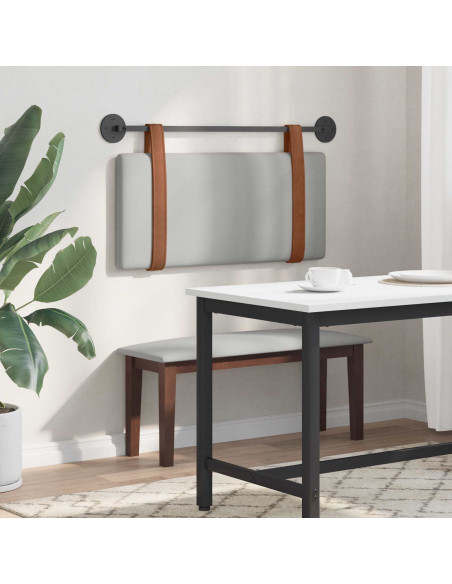 Testata appesa Grigio Nuvola 80 x 40 cm Legno multistrato