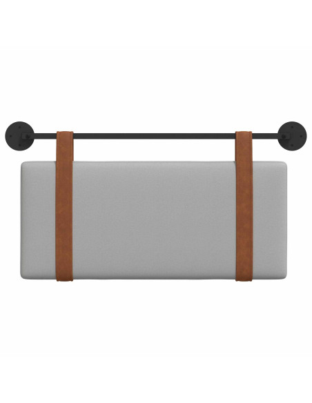 Testata appesa Grigio Nuvola 80 x 40 cm Legno multistrato