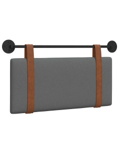 Testata appesa Grigio scuro 80 x 40 cm Legno multistrato 2