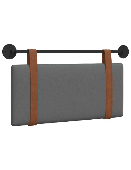 Testata appesa Grigio scuro 80 x 40 cm Legno multistrato