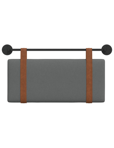 Testata appesa Grigio scuro 80 x 40 cm Legno multistrato