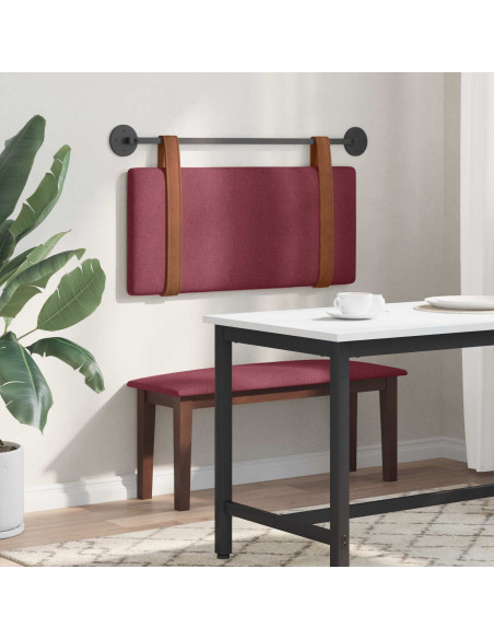 Testata appesa Rosso Vino 80 x 40 cm Legno multistrato