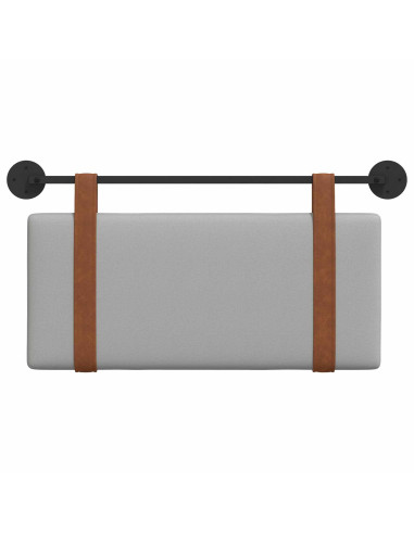 Testata appesa Grigio Nuvola 90 x 40 cm Legno multistrato