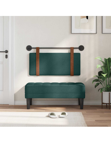 Testata appesa Verde Scuro 90 x 40 cm Legno multistrato