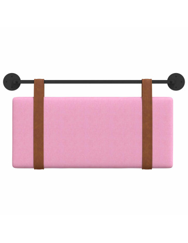 Testata appesa Tinta unita Rosa 90 x 40 cm Legno multistrato
