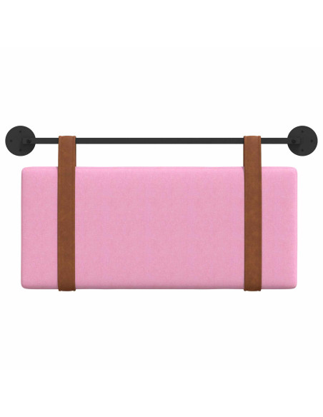 Testata appesa Tinta unita Rosa 90 x 40 cm Legno multistrato