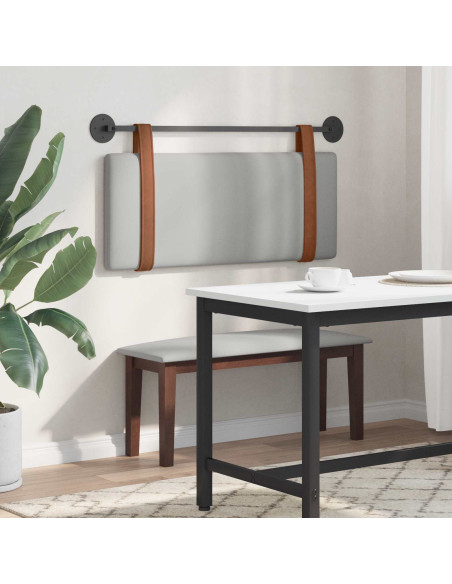 Testata appesa Grigio Nuvola 100 x 40 cm Legno multistrato
