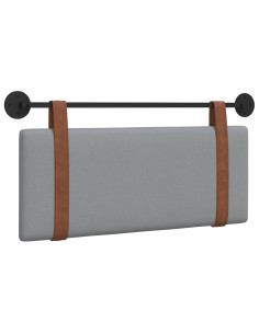 Testata appesa Grigio chiaro 100 x 40 cm Legno multistrato 2