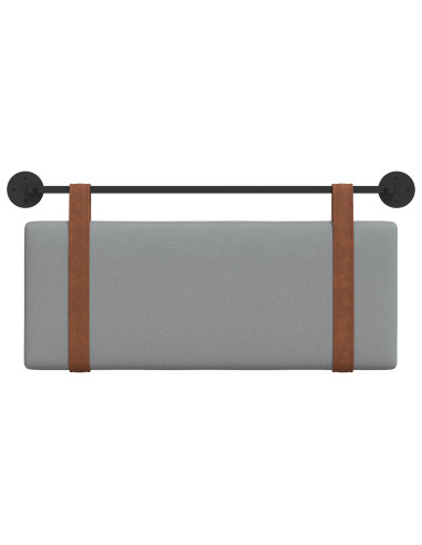 Testata appesa Grigio chiaro 100 x 40 cm Legno multistrato