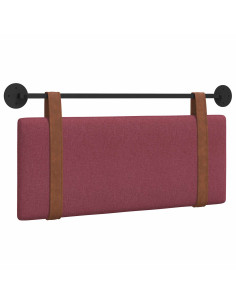 Testata appesa Rosso Vino 100 x 40 cm Legno multistrato 2