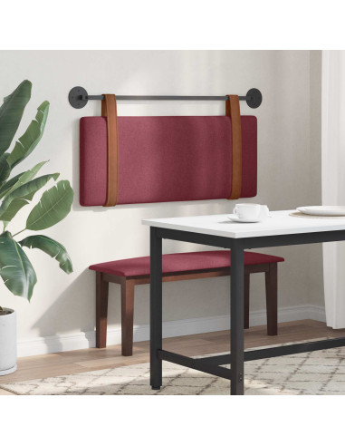 Testata appesa Rosso Vino 100 x 40 cm Legno multistrato