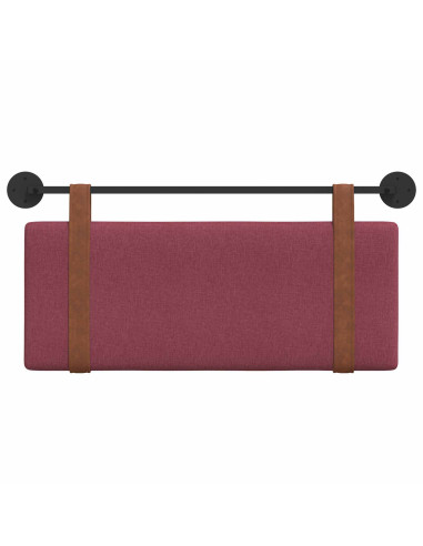 Testata appesa Rosso Vino 100 x 40 cm Legno multistrato