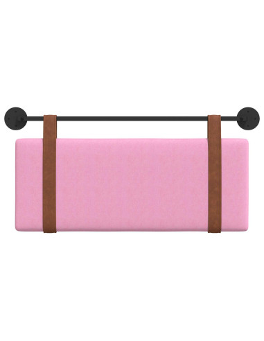 Testata appesa Tinta unita Rosa 100 x 40 cm Legno multistrato