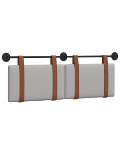 Testata appesa Grigio Nuvola 120 x 40 cm Legno multistrato 2