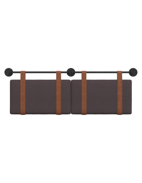 Testata appesa Marrone Scuro 120 x 40 cm Legno multistrato