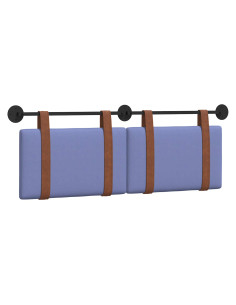 Testata appesa Blu jeans 120 x 40 cm Legno multistrato 2