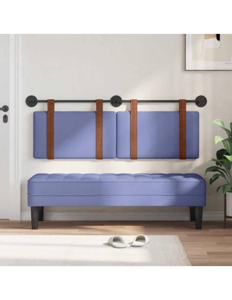 Testata appesa Blu jeans 120 x 40 cm Legno multistrato
