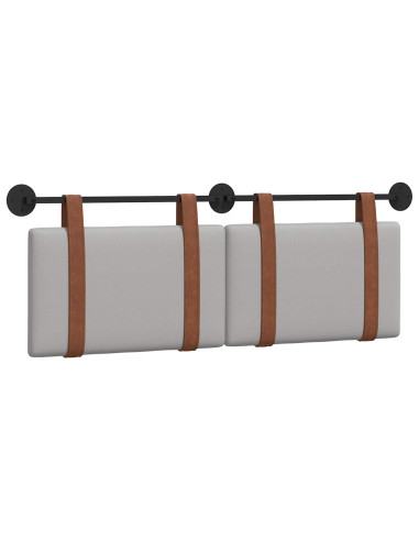 Testata appesa Grigio Nuvola 140 x 40 cm Legno multistrato