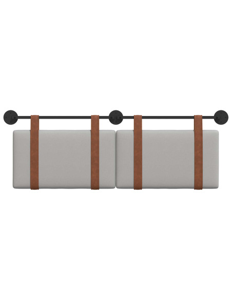 Testata appesa Grigio Nuvola 140 x 40 cm Legno multistrato