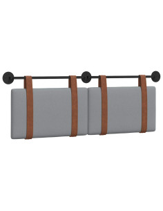 Testata appesa Grigio chiaro 140 x 40 cm Legno multistrato 2